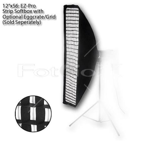 Fotodiox Fotodiox SBX-EZPro-Elinchrom-12x56 12 x 56 in. EZ-Pro Studio Solutions Softbox with Elinchrom Speedring SBX-EZPro-Elinchrom-12x56